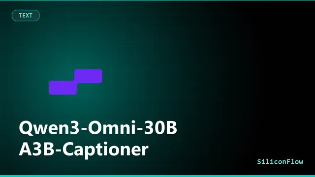 Qwen3-Omni-30B-A3B-Captioner